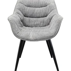 Chaise a. acc. Thelma mélange gris>KARE Design Hot