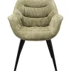 Chaise a. acc. Thelma mélange vert>KARE Design Hot