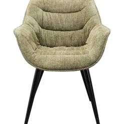 Chaise a. acc. Thelma mélange vert>KARE Design Hot