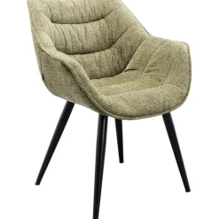 Chaise a. acc. Thelma mélange vert>KARE Design Hot