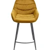 Chaise bar Bristol jaune 69cm>KARE Design Discount