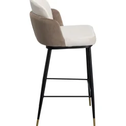 Chaise de bar Hojas beige><noscript><img width=