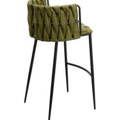 Chaise de bar Saluti vert foncé 77cm><noscript><img width=