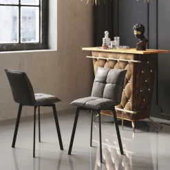 Chaise de bar Toronto marron 69cm>KARE Design Hot