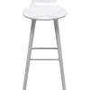 Chaise de bar York blanc 75cm>KARE Design Outlet