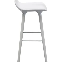 Chaise de bar York blanc 75cm><noscript><img width=