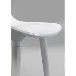 Chaise de bar York blanc 75cm><noscript><img width=