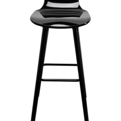 Chaise de bar York noir 75cm><noscript><img width=