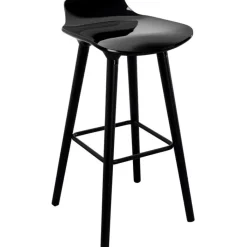 Chaise de bar York noir 75cm>KARE Design