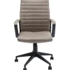 Chaise de bureau Labora dossier bas pebble>KARE Design Clearance