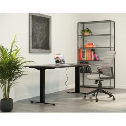 Chaise de bureau Labora dossier bas pebble><noscript><img width=