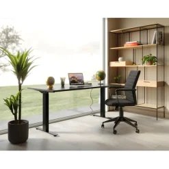 Chaise de bureau Labora dossier bas noir><noscript><img width=