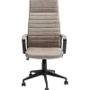 Chaise de bureau Labora pebble haut dossier>KARE Design Online