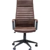 Chaise de bureau pivotante Labora dossier haut>KARE Design Best