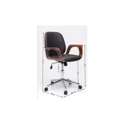 Chaise de bureau pivotante Patron noye><noscript><img width=