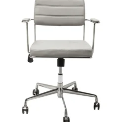 Chaise de bureau pivotante Dottore gris>KARE Design Online