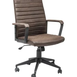 Chaise de bureau pivotante Labora marron><noscript><img width=