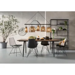 Chaise Grid noir><noscript><img width=