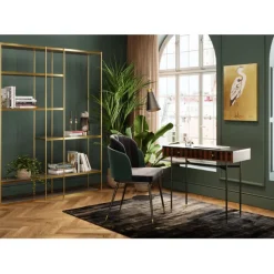 Chaise Hojas gris>KARE Design Outlet