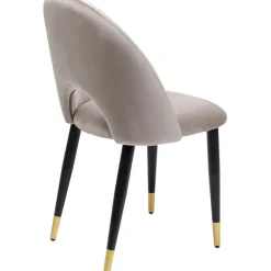 Chaise Iris velours beige><noscript><img width=