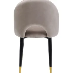 Chaise Iris velours beige><noscript><img width=