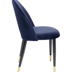Chaise Iris velours bleu (2/set)><noscript><img width=