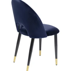 Chaise Iris velours bleu (2/set)><noscript><img width=