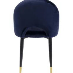 Chaise Iris velours bleu (2/set)><noscript><img width=