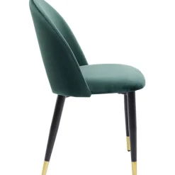 Chaise Iris velours vert><noscript><img width=