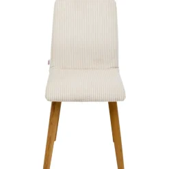 Chaise Lara velours cotelé crème>KARE Design Hot