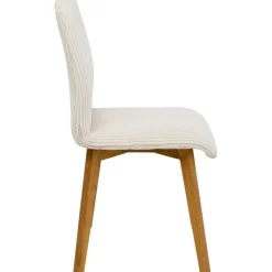 Chaise Lara velours cotelé crème><noscript><img width=
