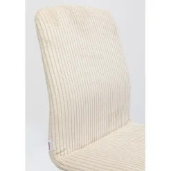 Chaise Lara velours cotelé crème><noscript><img width=