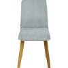 Chaise Lara velours cotelé bleu>KARE Design Discount