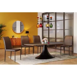 Chaise Milano marron>KARE Design Discount