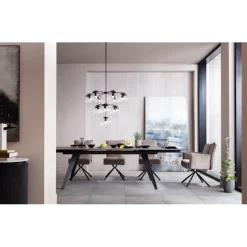 Chaise pivotante a. acc. Chelsea gris>KARE Design Best