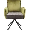 Chaise pivotante a. acc. Chelsea.vert>KARE Design Clearance