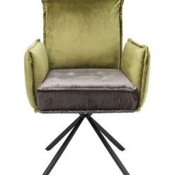 Chaise pivotante a. acc. Chelsea.vert>KARE Design Clearance