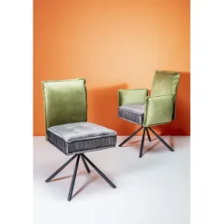 Chaise pivotante a. acc. Chelsea.vert>KARE Design Clearance