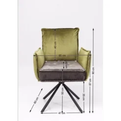Chaise pivotante a. acc. Chelsea.vert><noscript><img width=