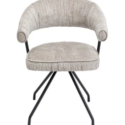Chaise pivotante Arabella argent>KARE Design Sale