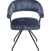 Chaise pivotante Arabella bleu>KARE Design