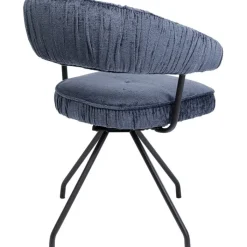Chaise pivotante Arabella bleu><noscript><img width=