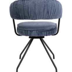 Chaise pivotante Arabella bleu><noscript><img width=