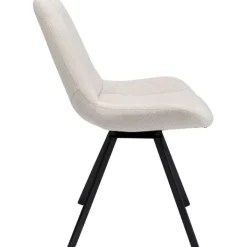 Chaise pivotante Baron crème><noscript><img width=