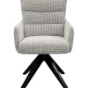 Chaise pivotante Bosse noir>KARE Design Hot