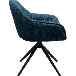 Chaise pivotante Carlito Mesh vert pétrole><noscript><img width=