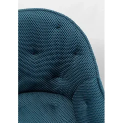 Chaise pivotante Carlito Mesh vert pétrole><noscript><img width=
