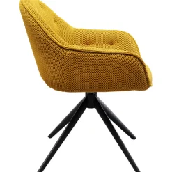 Chaise pivotante Carlito Mesh jaune><noscript><img width=