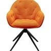 Chaise pivotante Carlito Mesh orange>KARE Design Clearance