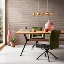 Chaise pivotante Chelsea vert>KARE Design Discount